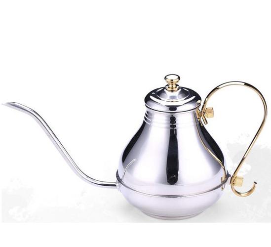 宫廷壶 厂家直销日用百货不锈钢茶壶咖啡壶 泡茶必备工具1.2l